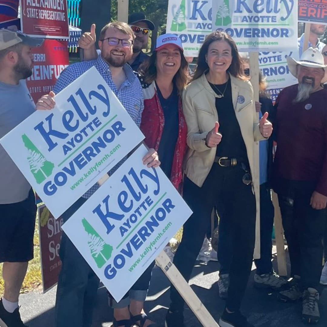 Campaigning with Governor Ayotte